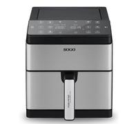 Sogo FRESS10910 - Freidora de Aire 6 Litros 1700 W 12 Programas Plata