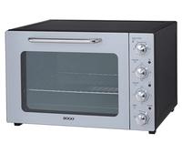 Sogo Horno Sobremesa De Convección, Rustidor y Gratinador - 58 Litros con 6 Funciones, 90 a 230°C, temporizador, puerta de Doble Vidrio 2000W, Gris/Negro
