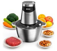Sogo PIC-SS-5262 - Picadora de Alimentos 500W 1.8 L Acero Inoxidable