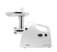 SOGO Picadora Eléctrica Multifunción Potente y Versátil - Cuchillas dobles de Acero Inoxidable 1200 W ideal para Carne y Embutidos - Color Blanco (SS-5815)