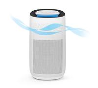 SOGO Purificador de Aire Hogar y Oficina Smart con Filtro HEPA, Carbón Activado y Luz Ultravioleta UV-C, CADR 400 m3/h, hasta 50m2; Para reducir Virus, bacterias y mas, Blanco (SS-21715)