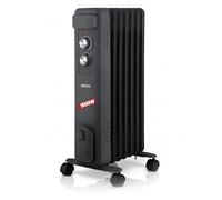 SOGO Radiador de Aceite 1500W con 7 Elementos para Mantener el Calor Más Tiempo - Radiador Eléctrico con 3 Potencias y Termostato Regulable - Estufa de Aceite Portátil con 4 Ruedas y Protección