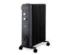SOGO Radiador de Aceite de Bajo Consumo con 11 Elementos y 3 Niveles de Potencia 1000W 1500W 2500W - Radiador Eléctrico para Habitaciones o Estudios - Radiadores Seguros, Silenciosos y Eficientes