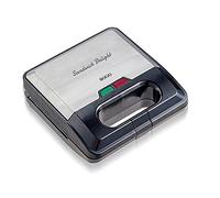SOGO Sandwichera Eléctrica 3 en 1 750 W para Preparar Sándwiches Rápidamente - Gofrera y Grill con Placas Antiadherentes - Plancha Eléctrica de Acero Inoxidable para Gofres, Paninis y Parrilla en Casa