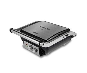SOGO Sandwichera Eléctrica 3 en 1 - Grill Sandwichera Plancha de cocina con regulador de temperatura y temporizador, Placas Grill Antiadherentes de piedra de 24x19 cm, Apertura 180º, 2000W (SS-7137)