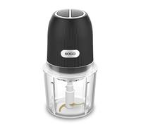 Sogo Sogo - Sogo Picadora Alimentos con 2 Velocidades y Bol de Vidrio 0.6L 350w. Negro