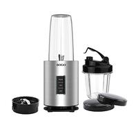 SOGO SS-5520 Nutri-Life Bullet Blender, 1200W, Kit Vasos Sin BPA, Batidora de Vaso Individual, Licuadora para Smoothies - Color Gris