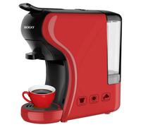 Sogo SS-5675 Cafetera Espresso Multi Cápsula Roja