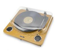 SOGO Tocadiscos Vinilo Bluetooth con Altavoz Integrado para Discos 7, 10 y 12 Pulgadas - Tocadiscos Retro Moderno con Altavoz Interno - Toca Discos Vinilo Portátil con Diseño Compacto y Elegante