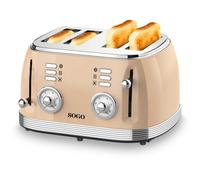 Sogo - TOS-SS-5475 tostadora 6 4 rebanada(s) Beige