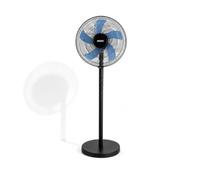 SOGO Ventilador de Pie 2 en 1 50 W de Alto Rendimiento - Ventilador Potente y Silencioso con 5 Aspas y 3 Velocidades - Bajo Consumo - Ventilador Portátil de Pie para Hogar - Ajustable 90-125 cm