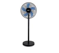 SOGO Ventilador de Pie 2 en 1 50 W de Alto Rendimiento - Ventilador Potente y Silencioso con 5 Aspas y 3 Velocidades - Bajo Consumo - Ventilador Portátil de Pie para Hogar - Ajustable 90-125 cm