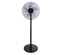 SOGO Ventilador De Pie Potente Y Silencioso 40cm Con Altura Ajustable 90-135cm - Ventilador De Suelo Oscilante Con 3 Velocidades - 5 Aspas Bajo Ruido 50W Clase Energética A+ Color Negro