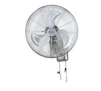 SOGO Ventilador Industrial de Pared Ø45cm|18" con Función de Oscilación, Motor Potente e Inclinación Ajustable, Aspas de Metal Aluminio, Control con Cuerda, 150W