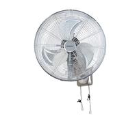 SOGO Ventilador Industrial Potente de Pared Ø45cm|18" con Función de Oscilación, Motor Potente e Inclinación ajustable, Aspas de metal aluminio, Control con cuerda (no mando), 150W…