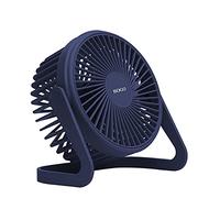 Sogo Ventilador USB Mini Silencioso para Escritorio con Bajo Consumo 2W - Ventilador de Sobremesa Compacto 5 Pulgadas para Oficina y Portátil - Ventilador Pequeño Ligero con Alcance 40 cm y Cable USB