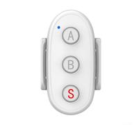 Sogoluat Control remoto inalámbrico de cámara de acción para DJI e Insta360, un clic con batería de espera de 30 días, obturador de largo alcance de 10 m para selfies de vlogging (blanco)