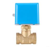 Sogoluat Válvula solenoide eléctrica bidireccional - Cuerpo de latón DN15-DN32 para sistemas HVAC, protección IP40 de respuesta rápida 5S/10s, compatible con actuadores Johnson (DN25)