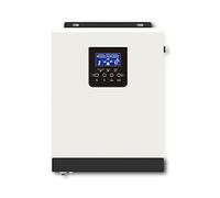 SOGTICPS Inversor solar híbrido de 3000 VA 2400 W, inversor de onda sinuosa pura, 24 V CC, 220 VAC, salida solar, MPPT 40 A integrado, regulador de carga solar