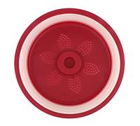 SOHIIXAA, Contenedor plegable de almacenamiento de alimentos para cocina, para SOHIIXAA, colador de silicona plegable con lazo para colgar, tapa para mantener frescos, apto para