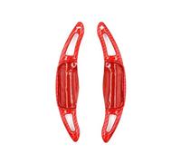 Sohini Extensión Paleta Cambio 1 Par De Extensiones De Palanca De Cambios Volante Coche para Camry Avalon Corolla 2019 2020 2021 2022(Carbon Fiber Red)