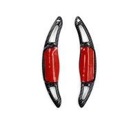 Sohini Extensión Paleta Cambio 1 Par De Extensiones De Palanca De Cambios Volante Coche para Camry Avalon Corolla 2019 2020 2021 2022(Carbon Fiber Black)