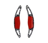 Sohini Extensión Paleta Cambio 1 Par De Extensiones De Palanca De Cambios Volante Coche para Camry Avalon Corolla 2019 2020 2021 2022(Forged Pattern)