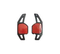 SOHINI Extensión Paleta Cambio Extensión De Levas De Cambio De Volante para Seat Leon ST 5F FR Cupra Ateca Ibiza 6P Arona Tarraco Alhambra(Black Carbon Pattern)