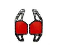 SOHINI Extensión Paleta Cambio Volante con Impresión Fibra Carbono Y Levas Cambio ABS para Seat León Cupra 4F 5F MK3 MK4 Ibiza 6F Arona Ateca León ST Alhambra(Forged)