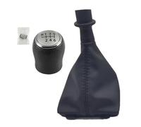 SOHINI Pomo Palanca Cambio para T6 para T7 Transporter Multivan Caravelle 2016 2017 2018 2019 2020 Perilla Palanca Cambios Polaina Funda Bota Collar Palanca Cambios(-6 Speed Case Silver)