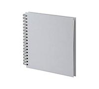 SOHO 230 x 230 mm cuadrado álbum de fotos con 60 páginas - piedra | Álbum de fotos para pegar y diseñar recuerdos, viajes y momentos especiales