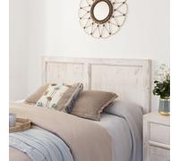 Soho cabecero de madera maciza de araucaria para cama de 150 y 160 en color blanco decay