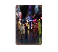 Soho London - Cartel de metal vintage para decoración de pared de pub, club, bar, hogar, decoración de pared, póster retro de 20 x 30 cm