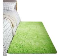Sohodoo Alfombras Suaves for pasillos de Dormitorio, Alfombra esponjosa Antideslizante for mesita de Noche, Alfombra Peluda Larga(R,100-200cm)