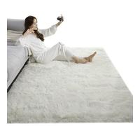 Sohodoo Alfombras Suaves for pasillos de Dormitorio, Alfombra esponjosa Antideslizante for mesita de Noche, Alfombra Peluda Larga(D,100-160cm)