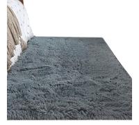 Sohodoo Alfombras Suaves for pasillos de Dormitorio, Alfombra esponjosa Antideslizante for mesita de Noche, Alfombra Peluda Larga(G,100-160cm)