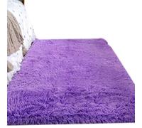 Sohodoo Alfombras Suaves for pasillos de Dormitorio, Alfombra esponjosa Antideslizante for mesita de Noche, Alfombra Peluda Larga(H,100-160cm)
