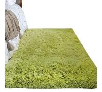 Sohodoo Alfombras Suaves for pasillos de Dormitorio, Alfombra esponjosa Antideslizante for mesita de Noche, Alfombra Peluda Larga(B,100-160cm)