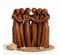 Sohodoo Estatua de Figuras de Resina de la Amistad de Las Hermanas, Estatua de la Amistad for Mujeres, celebra amistades, cumpleaños de Amigas for Mujeres, Regalo de cumpleaños for Mejores Amigas(E)