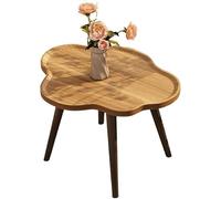 Sohodoo Mesa de Centro con Forma de Nube Adorable, Mesa Auxiliar Minimalista de Estilo caricaturesco for la Sala de Estar Que realzará tu Espacio.(Natural Wood,65-52-45cm)