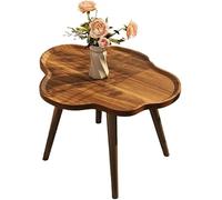 Sohodoo Mesa de Centro Moderna en Forma de Nube: Eleva tu Espacio Vital con un diseño Estable y Redondeado for Apartamentos y oficinas.(Walnut,65-52-45cm)