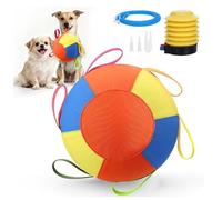 Sohodoo Pelota de pastoreo calmante for Perros - Pelota Inflable Gigante con pestañas, Pelota de bandada for Exteriores de Alta Resistencia for el cumplimiento del Instinto(L)