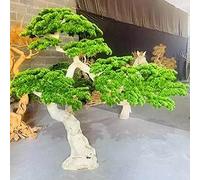 Sohodoo Pino Artificial Premium: Tronco Reforzado con Acero for un paisajismo y decoración de porches (1mx0.9m)