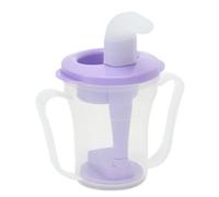 Sohodoo Tazas for Disfagia, Tener Dificultad for Tragar Previenen La Asfixia, A Prueba De Derrames De Líquido Cada Vez Sin Espesante(Purple,1pcs)