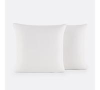 So'home Juego de 2 fundas de almohada de microfibra reciclada. Talla 50 x 70 cm. Color Blanco