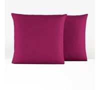 So'home Juego de 2 fundas de almohada de microfibra reciclada. Talla 50 x 70 cm. Color Rojo
