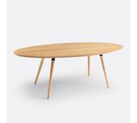 So'home Mesa de comedor oval 6/8 comensales, Blutante. Talla 8 personas. Color Beige