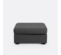 So'home Puf de excelente comfort, algodón, Robin. Talla 1 plaza. Color Gris