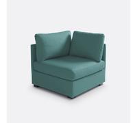So'home Sillón de esquina, algodón, Robin. Talla 1 plaza. Color Verde