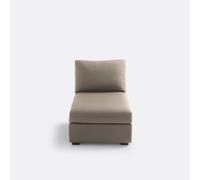 So'home Sillón sin brazos desenfundable de algodón, Robin. Talla 1 plaza. Color Marron